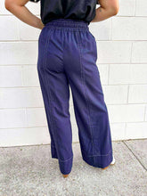 Load image into Gallery viewer, Want To Go Dark Navy Tie Pants