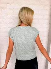 Load image into Gallery viewer, Rise Up Heather Grey Top
