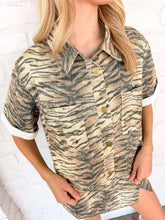 Load image into Gallery viewer, Outthink The Others Tiger Print Top