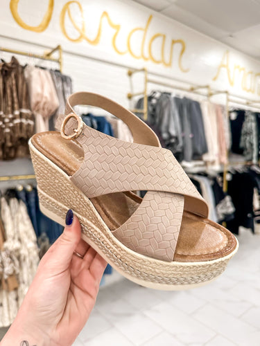 Passion Nude Wedge