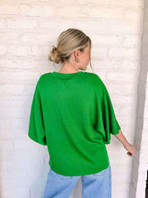 Load image into Gallery viewer, Any Chances Green Top