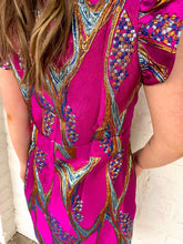 Load image into Gallery viewer, THML Girls Night Out Magenta Dress