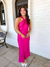 Load image into Gallery viewer, Sweet Like You Magenta Midi Dress
