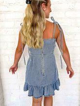 Load image into Gallery viewer, Travel With Me Light Denim Dress