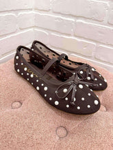 Load image into Gallery viewer, Carly Brown Pearl Ballet Flat