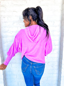 On The Go Warmth Mauve Hoodie
