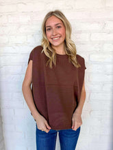 Load image into Gallery viewer, First To Know Brown Sweater Vest