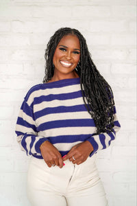 More To Come Denim Sweater