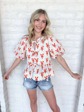 Load image into Gallery viewer, Crawfish Time Red Top