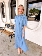Load image into Gallery viewer, The Only Thing Light Denim Dress