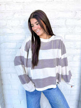 Load image into Gallery viewer, Back To You Taupe Knit Top