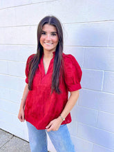 Load image into Gallery viewer, Create A Masterpiece Red Top