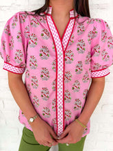 Load image into Gallery viewer, Season In Bloom Pink Top