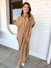 Load image into Gallery viewer, The Kennedy Camel Dress