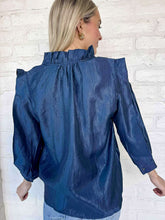 Load image into Gallery viewer, THML Dedication Appreciated Navy Top