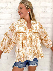 Pretty Little Moment Orange Top