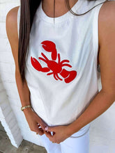 Load image into Gallery viewer, Crawfish Looks White Top