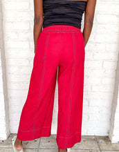Load image into Gallery viewer, Want To Go Red Tie Pants