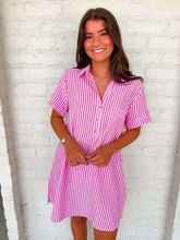 Load image into Gallery viewer, Porch Light On Pink Dress