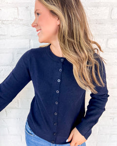 Next Chapter Navy Cardigan Top