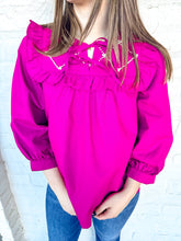 Load image into Gallery viewer, Simplify Life Magenta Top