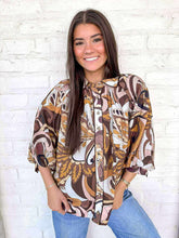 Load image into Gallery viewer, Figure You Out Brown Top