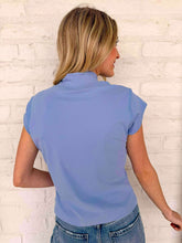 Load image into Gallery viewer, Mindful Thoughts Blue Top