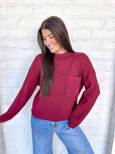 Load image into Gallery viewer, Claim The Good Burgundy Top