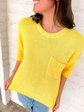 Load image into Gallery viewer, Stitch Your Way Yellow Top