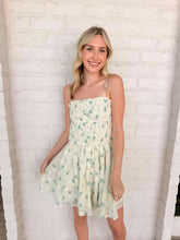 Load image into Gallery viewer, Move Forward Green Floral Dress