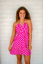 Load image into Gallery viewer, Save My Life Pink Polka Dot Dress