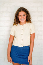 Load image into Gallery viewer, Business As Usual Cream Cardigan