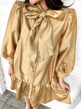 Load image into Gallery viewer, The Afterglow Gold Dress