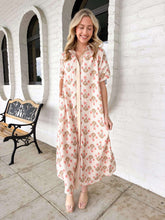 Load image into Gallery viewer, Rather Be Latte Floral Dress
