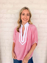Load image into Gallery viewer, Fair Enough Pink Stripe Top