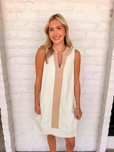 Load image into Gallery viewer, Dear Miss Oatmeal Linen Dress