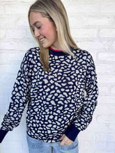 Load image into Gallery viewer, THML Spotted You Navy Sweater