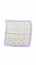 Load image into Gallery viewer, Delicate Floral Silk Bandana Scarf
