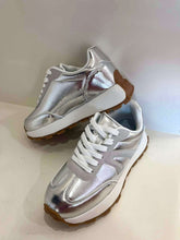 Load image into Gallery viewer, Obsessed 11 Silver Sneaker