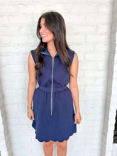 Load image into Gallery viewer, Out Of My Way Navy Dress