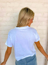 Load image into Gallery viewer, Fill My Cup Cropped White Tee