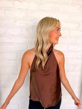 Load image into Gallery viewer, Hold Onto Memories Brown Halter Top