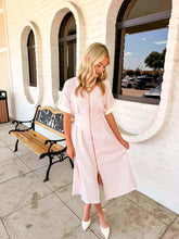 Load image into Gallery viewer, One Love Pink Midi Dress
