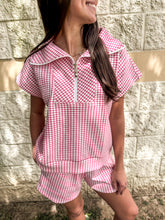 Load image into Gallery viewer, Relay The Message Pink Gingham Set