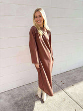 Load image into Gallery viewer, Out Of The Ordinary Coffee Dress