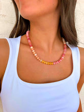 Load image into Gallery viewer, Stacy-C Natural Stone Pink Mix Necklace