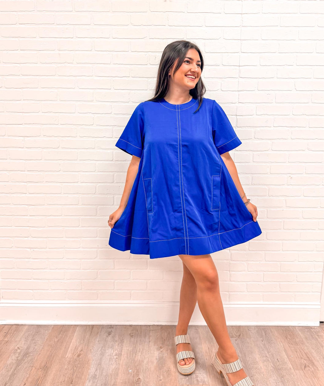 No Complaints Dress Royal