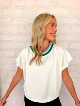 Load image into Gallery viewer, Smooth Going White Shirt Sleeve Top