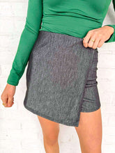 Load image into Gallery viewer, Play That Song High Waisted Black Denim Skort