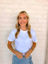 Load image into Gallery viewer, Fill My Cup Cropped White Tee